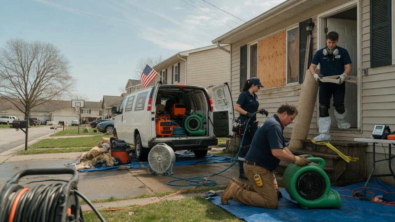 Water Damage Restoration in Little Cedar, IA near me